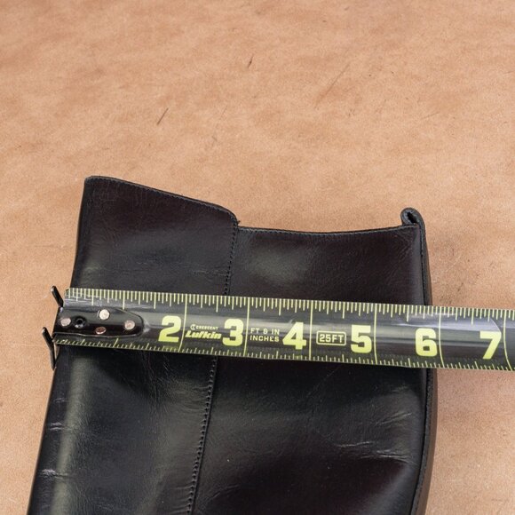 Chelsea Crew Women Ashton Black Leather Riding equestrian Knee Boots 9US EUR39 - Picture 7 of 8